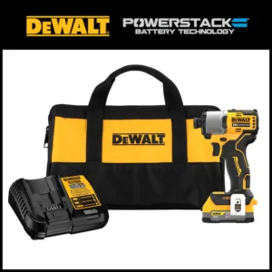 DCF840E1 20V 1/4 in IMPACT DRIVER WITH POWERSTACK BATTERY
