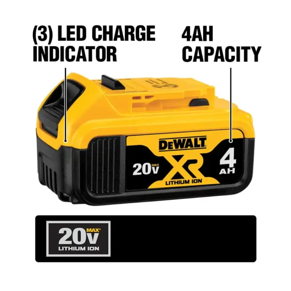 DCPS620M1 20V MAX 8in. Cordless Battery Powered Pole Saw Kit with (1) FLEXVOLT 4Ah Battery, Charger   Sheath - Image 11