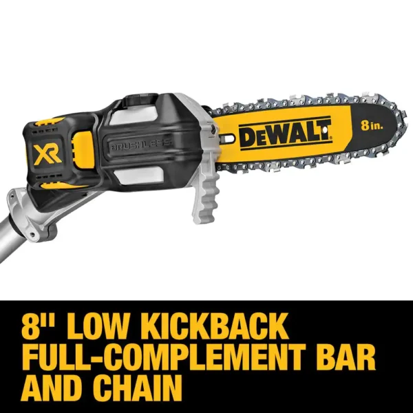 DCPS620M1 20V MAX 8in. Cordless Battery Powered Pole Saw Kit with (1) FLEXVOLT 4Ah Battery, Charger   Sheath - Image 4