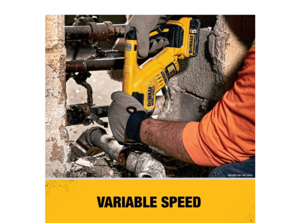 DCS367B 20-Volt MAX XR Cordless Brushless Compact Reciprocating Saw (Tool-Only) - Image 6