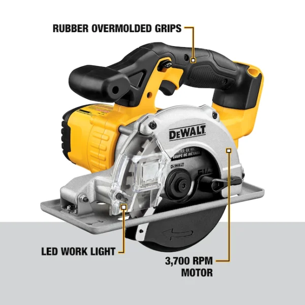 DCS373B 20-Volt MAX Cordless 5-1/2 in. Metal Cutting Circular Saw (Tool-Only) - Image 2