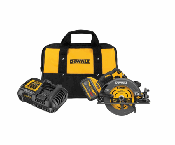 DCS578X1 VOLT 60-Volt MAX Cordless Brushless 7-1/4 in. Circular Saw with Brake with (1) VOLT 9.0Ah Battery
