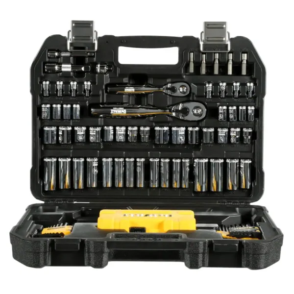 DWMT73801 1/4 in. x 3/8 in. Drive Polished Chrome Mechanics Tool Set (108-Piece) - Image 3