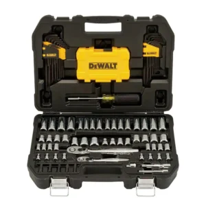 DWMT73801 1/4 in. x 3/8 in. Drive Polished Chrome Mechanics Tool Set (108-Piece)