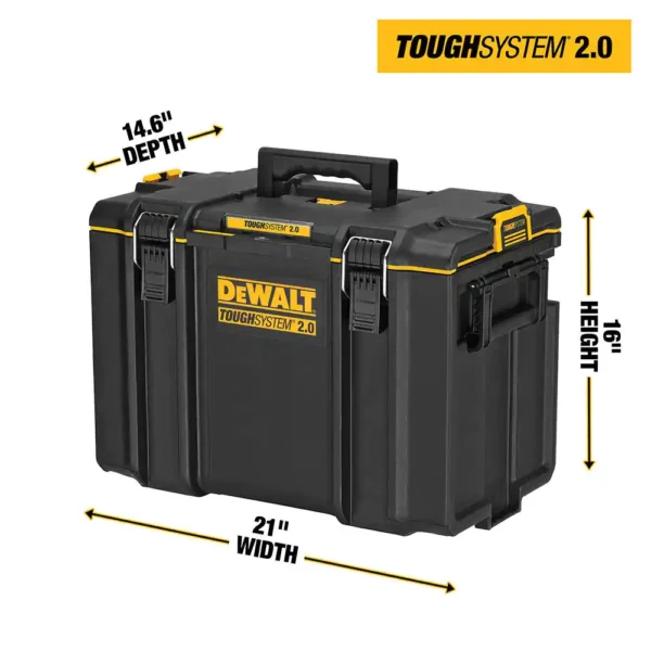 DWST08400 TOUGHSYSTEM 2.0 22 in. Extra Large Tool Box - Image 4