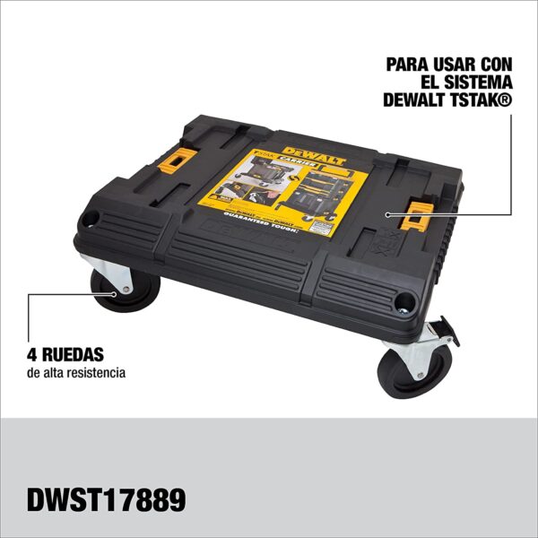 TSTAK Tool Storage Organizer Cart (DWST17889) , Black - Image 2