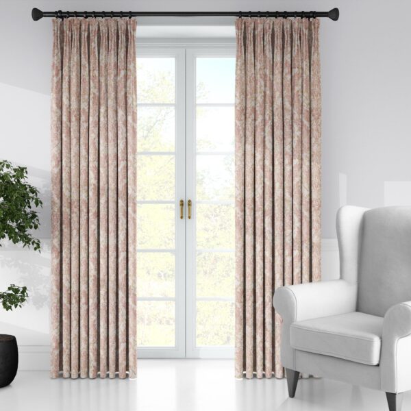 Damaskus Linen Blush Drapery - Image 2