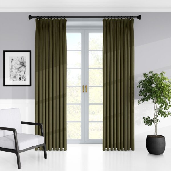 Eclipse Green Tea Drapery - Image 2