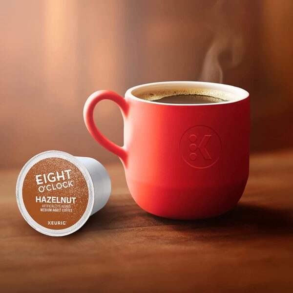 Eight O Clock Coffee Hazelnut Single-Serve Keurig K-Cup Pods, Medium Roast Coffee Pods, 96 Count - Image 7