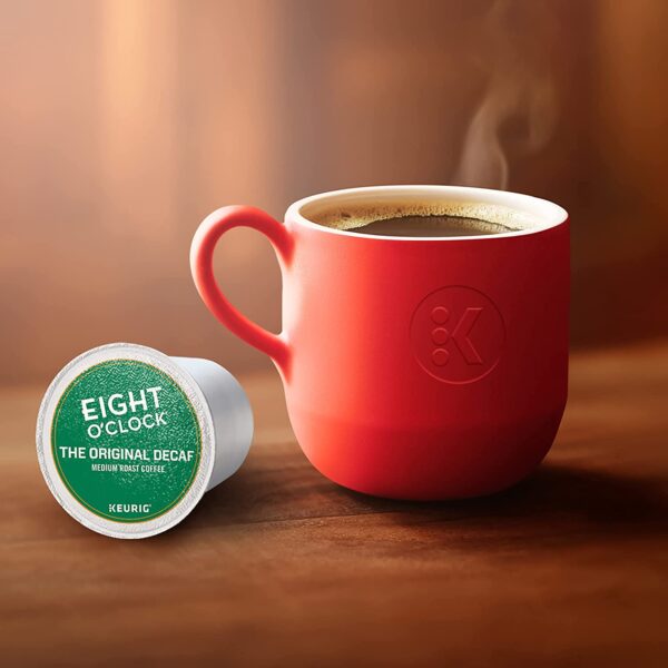 Eight O Clock Coffee The Original Decaf, Single-Serve Keurig K-Cup Pods, Medium Roast Coffee Pods, 24 Count (Pack of 4), Total 96 Count - Image 8
