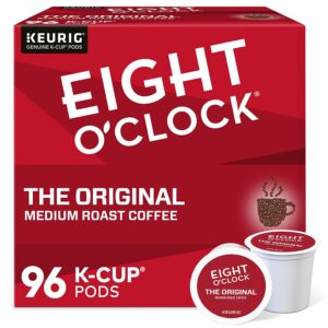Eight O Clock Coffee The Original Single-Serve Keurig K-Cup Pods Medium Roast Coffee Pods 96 Count (Pack of 1)