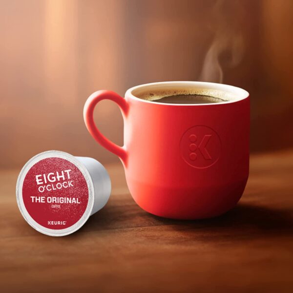 Eight O Clock Coffee The Original Single-Serve Keurig K-Cup Pods Medium Roast Coffee Pods 96 Count (Pack of 1) - Image 7