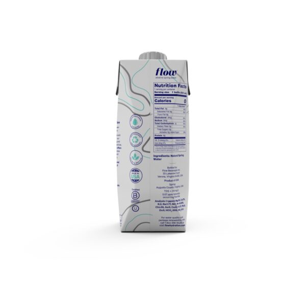 FLOW 2177939 100% Naturally Alkaline Spring Water, 33.8 Fl Oz, 12 Ct - Image 2