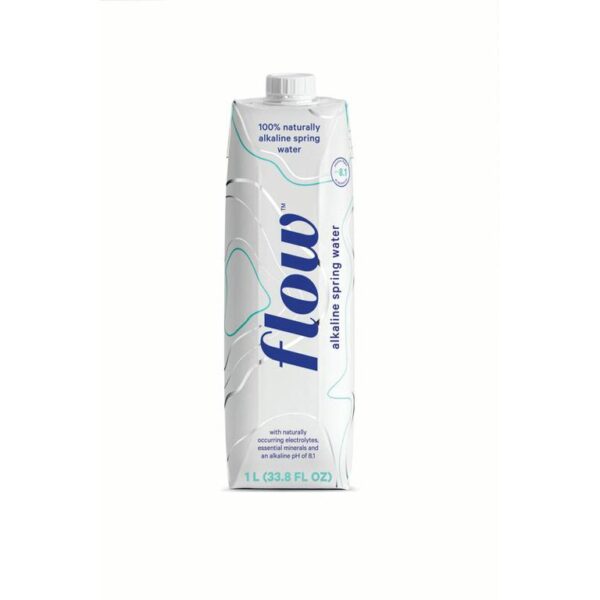 FLOW 2177939 100% Naturally Alkaline Spring Water, 33.8 Fl Oz, 12 Ct - Image 3