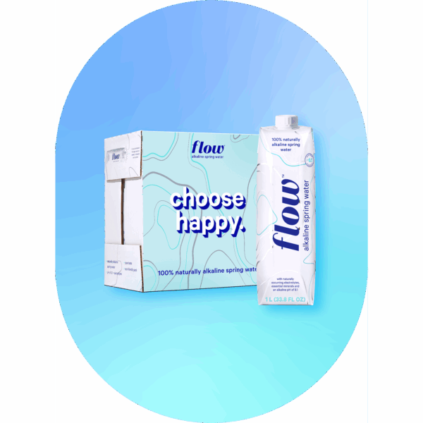 FLOW 2177939 100% Naturally Alkaline Spring Water, 33.8 Fl Oz, 12 Ct - Image 6