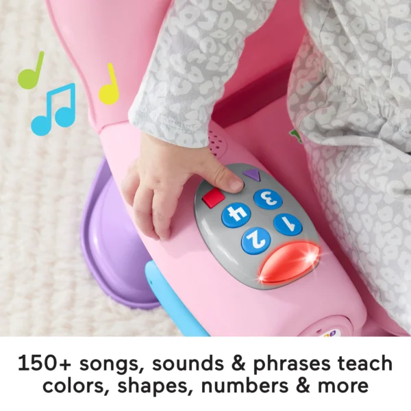 Fisher-Price Laugh and Learn Smart Stages Chair, Pink - Image 3