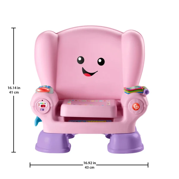 Fisher-Price Laugh and Learn Smart Stages Chair, Pink - Image 5