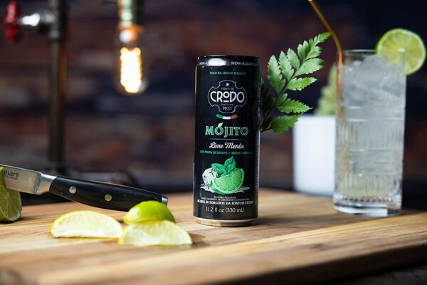Fonti Di Crodo Mojito, Italian Sparkling Beverage with Lime   Mint, 11.2 Oz. Cans (Pack of 24) - Image 3