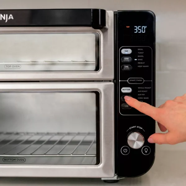 12-in-1 Double Oven with FlexDoor, FlavorSeal   Smart Finish, Rapid Top Oven, Convection and Air Fry Bottom Oven   DCT401 - Image 2