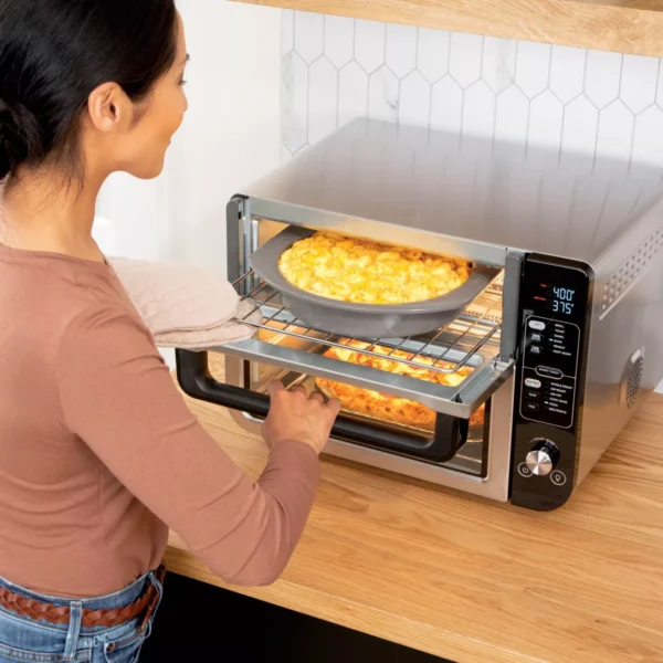 12-in-1 Double Oven with FlexDoor, FlavorSeal   Smart Finish, Rapid Top Oven, Convection and Air Fry Bottom Oven   DCT401 - Image 3