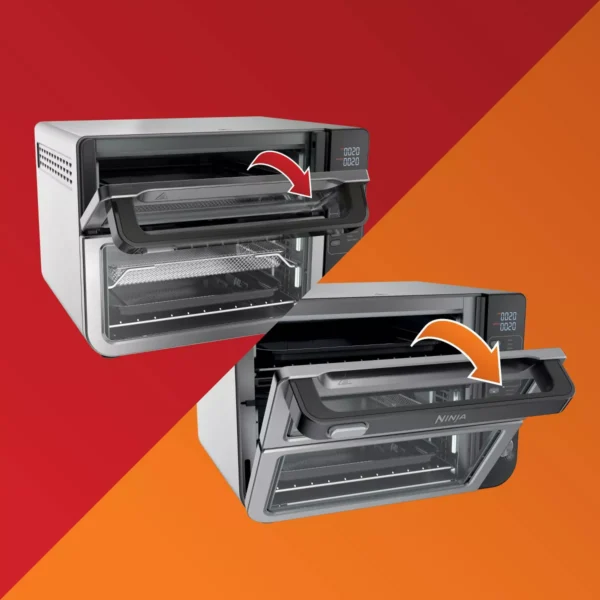 12-in-1 Double Oven with FlexDoor, FlavorSeal   Smart Finish, Rapid Top Oven, Convection and Air Fry Bottom Oven   DCT401 - Image 7
