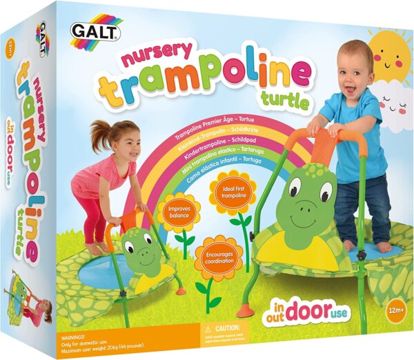Galt Toys, Nursery Trampoline   Turtle, Trampolines for Kids, Ages 1 Year Plus - Image 8