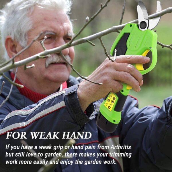 Gardtech Electric Pruning Shears Cordless 7.3V Cordless Rechargeable Power Pruner Scissors Tools (Pruner) - Image 3