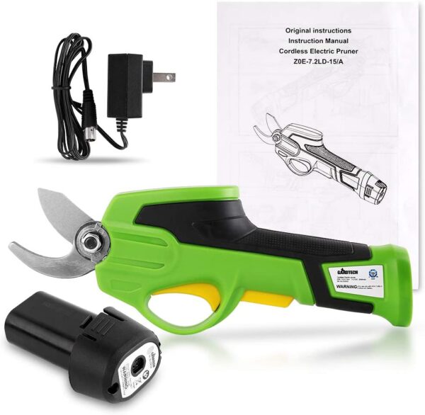 Gardtech Electric Pruning Shears Cordless 7.3V Cordless Rechargeable Power Pruner Scissors Tools (Pruner) - Image 8