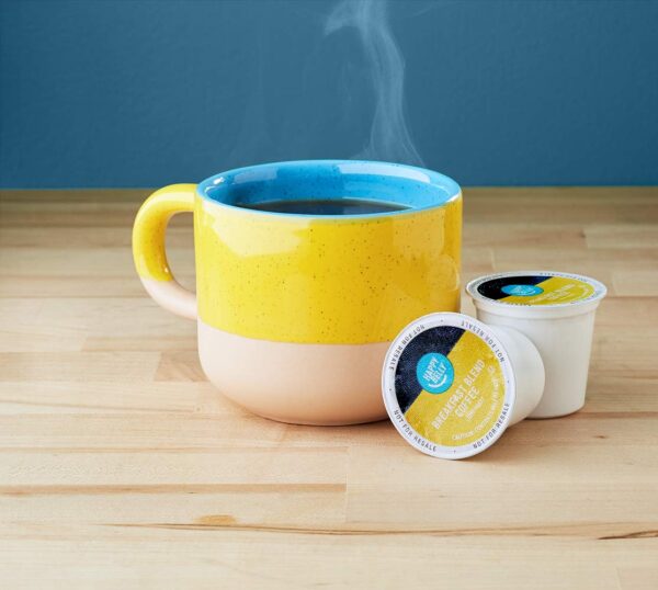 Happy Belly 100 Ct. Light Roast Coffee Pods Breakfast Blend Compatible with Keurig 2.0 K-Cup Brewers - Image 3