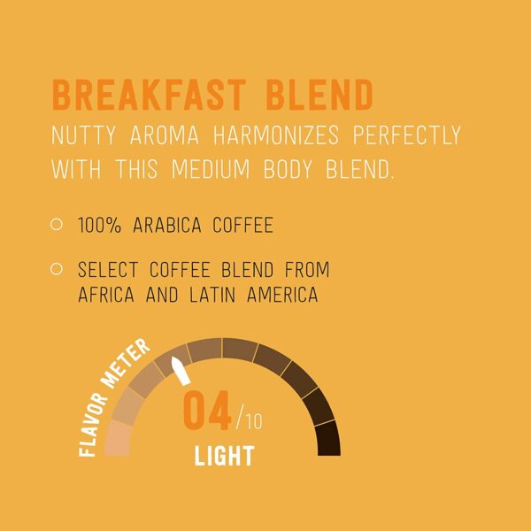 Happy Belly 100 Ct. Light Roast Coffee Pods Breakfast Blend Compatible with Keurig 2.0 K-Cup Brewers - Image 4