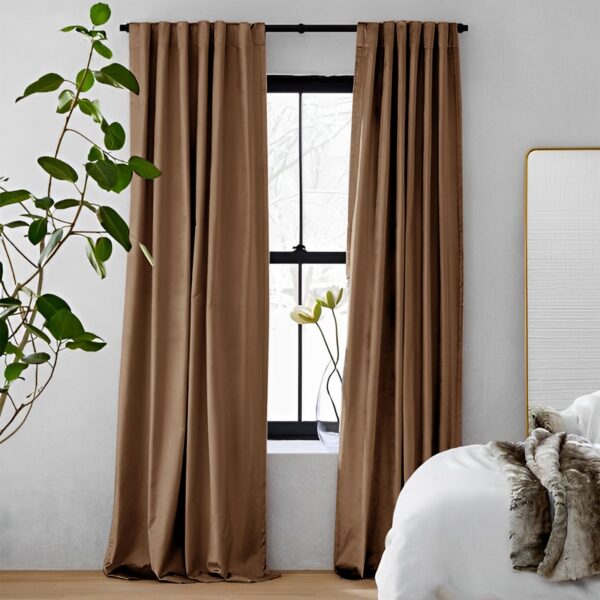 Turquoise | Vol Velvet Blackout Curtains Luxury Heavyweight Luster Custom Drapes | Soft Top Back Tab - Image 25