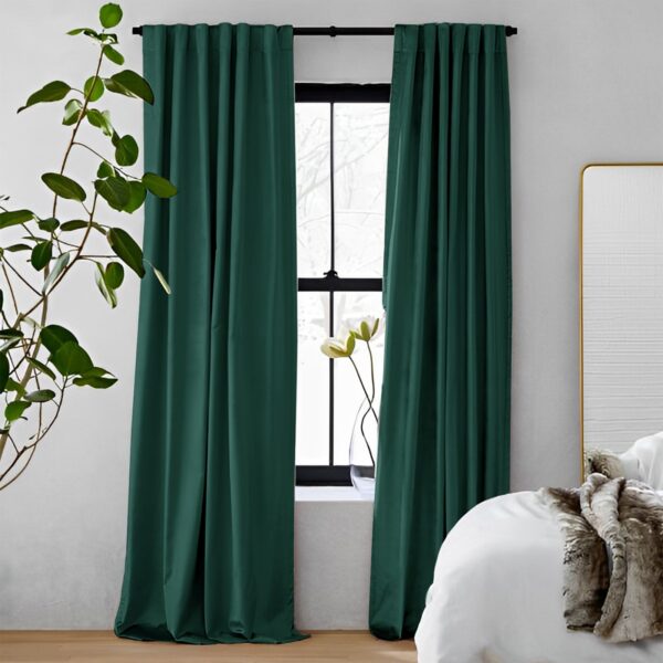 Turquoise | Vol Velvet Blackout Curtains Luxury Heavyweight Luster Custom Drapes | Soft Top Back Tab - Image 26