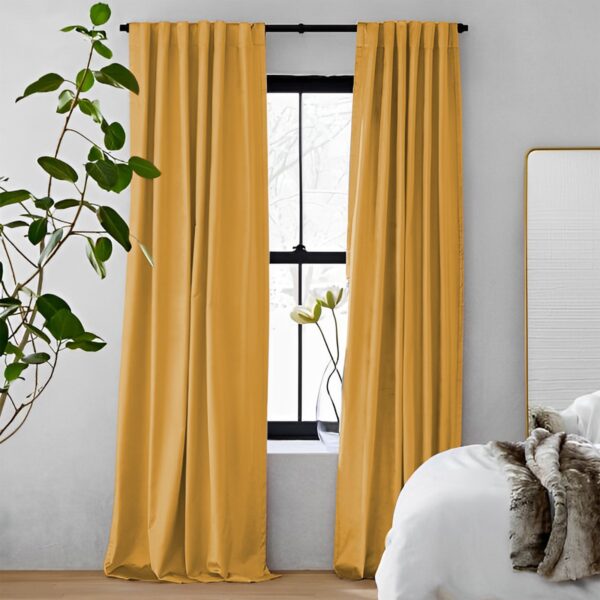 Turquoise | Vol Velvet Blackout Curtains Luxury Heavyweight Luster Custom Drapes | Soft Top Back Tab - Image 32