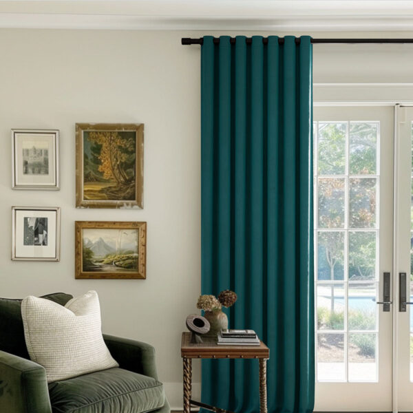 Turquoise | Vol Velvet Blackout Curtains Luxury Heavyweight Luster Custom Drapes | Grommet - Image 18