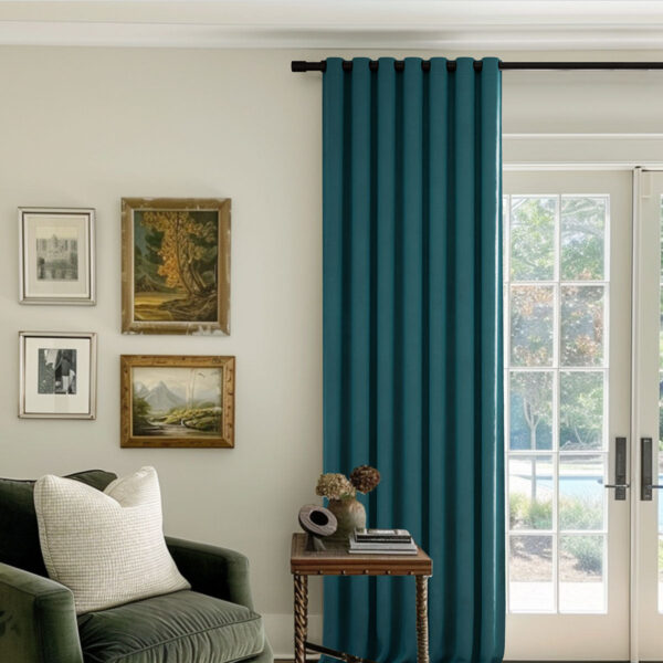 Turquoise | Vol Velvet Blackout Curtains Luxury Heavyweight Luster Custom Drapes | Grommet - Image 15