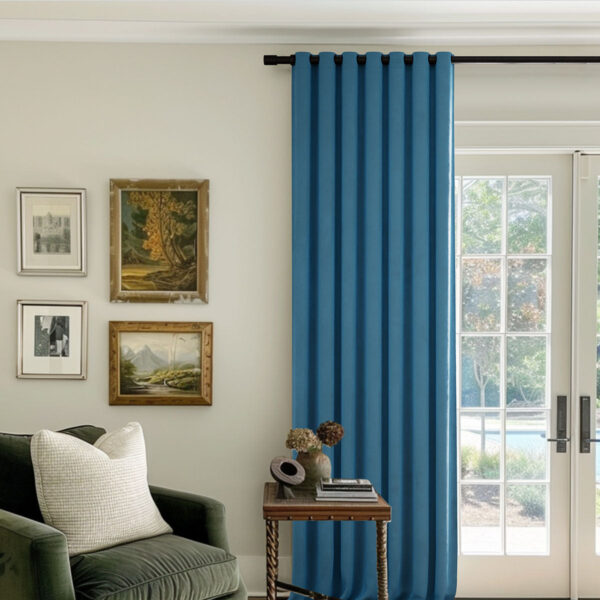 Turquoise | Vol Velvet Blackout Curtains Luxury Heavyweight Luster Custom Drapes | Grommet - Image 22