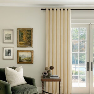 Beige | Vol Velvet Blackout Curtains Luxury Heavyweight Luster Custom Drapes | Grommet