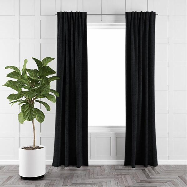 Juno Velvet Black Drapery - Image 5
