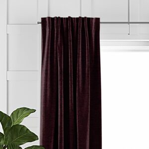 Juno Velvet Bordeaux Drapery – Open Box