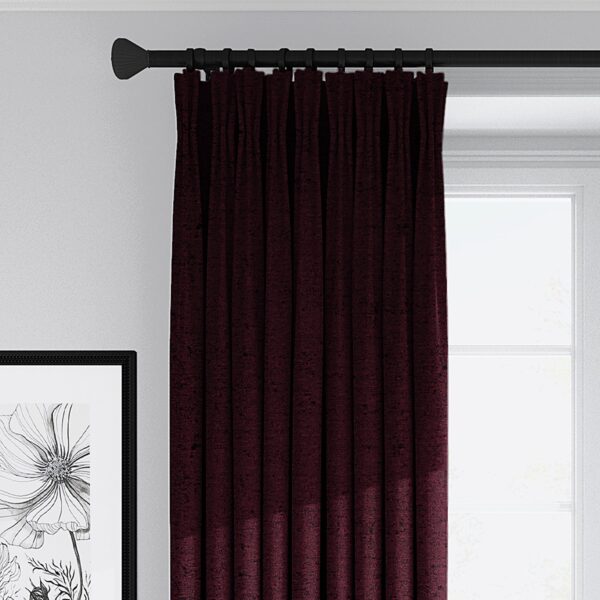 Juno Velvet Bordeaux Drapery - Image 2
