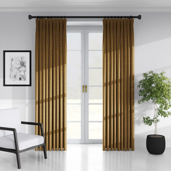 Juno Velvet Gold Drapery – Open Box - Image 3