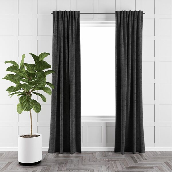 Juno Velvet Gray Drapery - Image 5