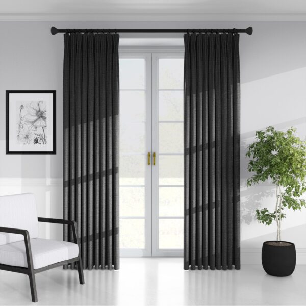 Juno Velvet Gray Drapery - Image 2