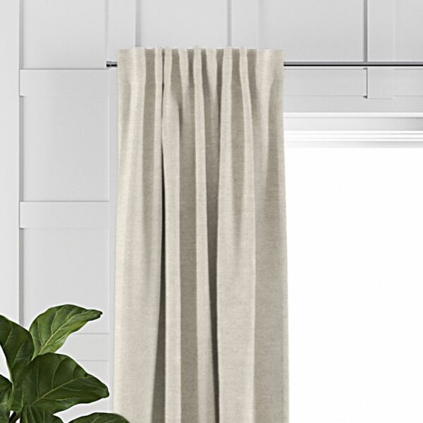 Juno Velvet Ivory Drapery - Image 3