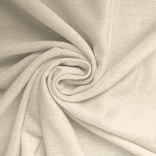 Juno Velvet Ivory Drapery - Image 6