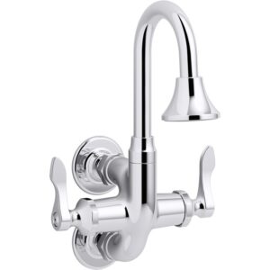 KOHLERTriton Polished Chrome 2-handle Utility Faucet, 12 GPM