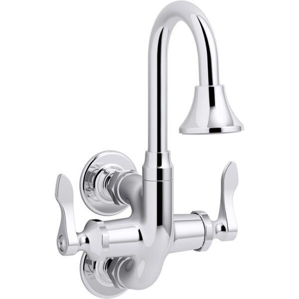KOHLERTriton Polished Chrome 2-handle Utility Faucet, 12 GPM