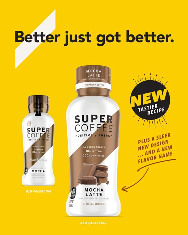 Kitu Super Coffee Mocha Protein Coffee 12 Pack 12 fl oz - Image 5