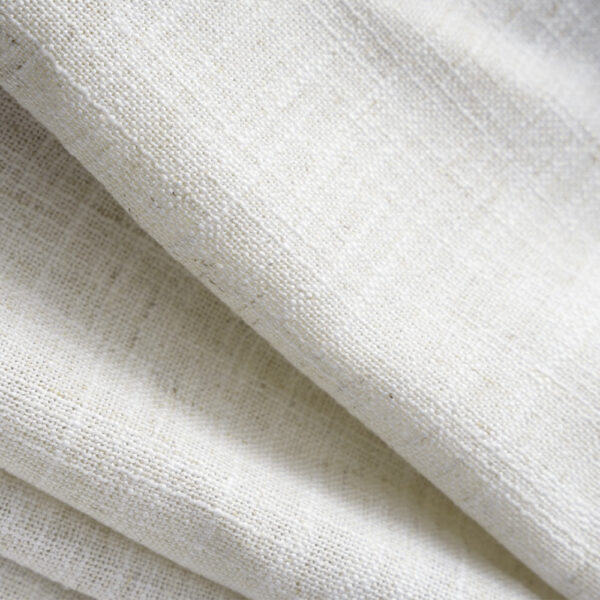 Pinch Pleated Lille Linen Memory Trained Blackout Curtains Natural Modern Custom Drapes - Image 9