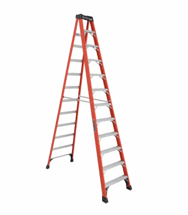 Ladder FS1412HD 12 ft. Fiberglass Step Ladder with 375 lbs. Load Capacity Type IAA Duty Rating